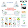 Hylite LED Lotus Repl Lamp for 100W HID, 20W, 2800 L, 3000K, E26, Spot HL-LS-20W-E26-30K